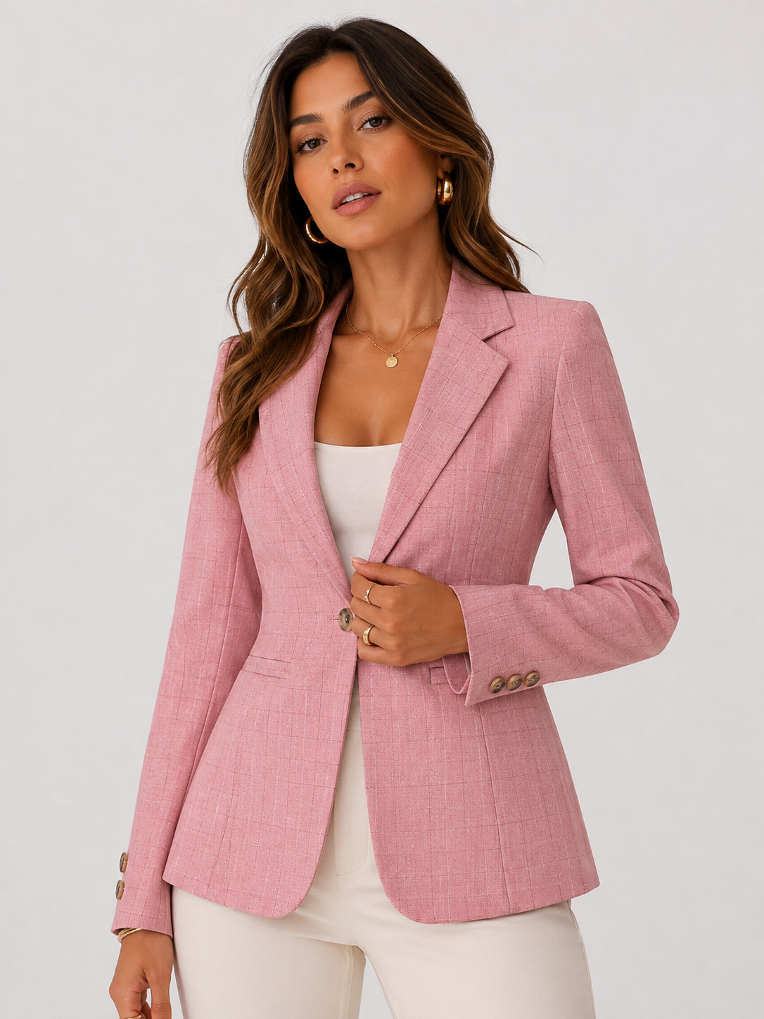 Blazer Casual Acinturado Modern Belliz