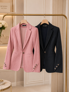 Blazer Casual Acinturado Modern Belliz
