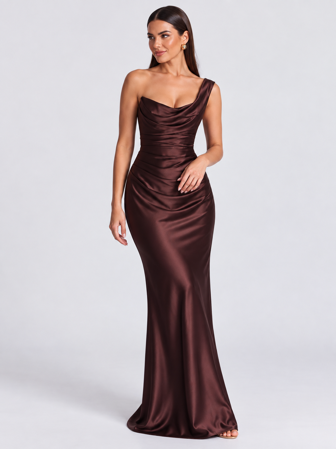 Vestido Longo Ombro Só Bustier Modern Hera
