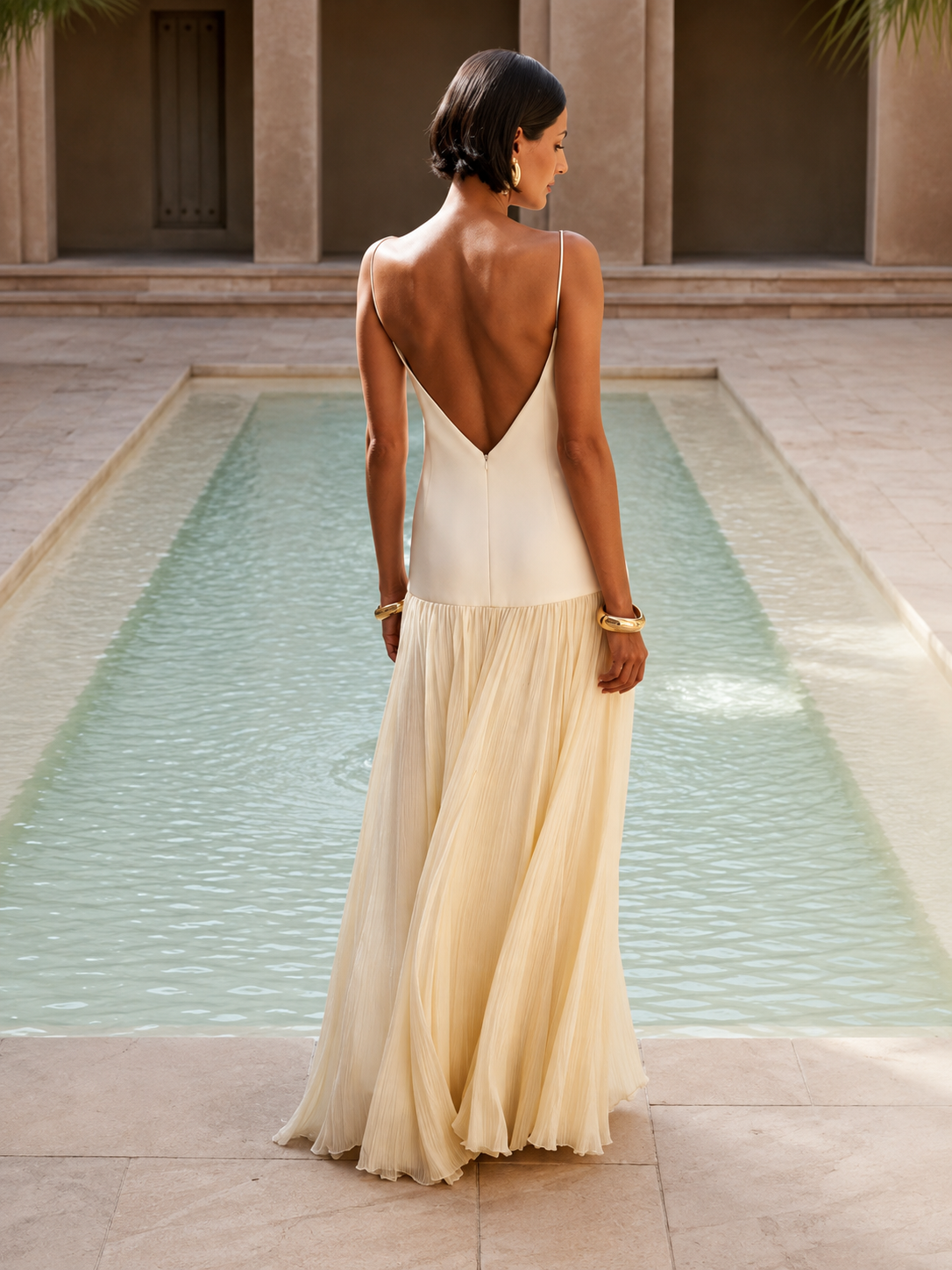 Vestido Longo Decote nas Costas Modern Eloá