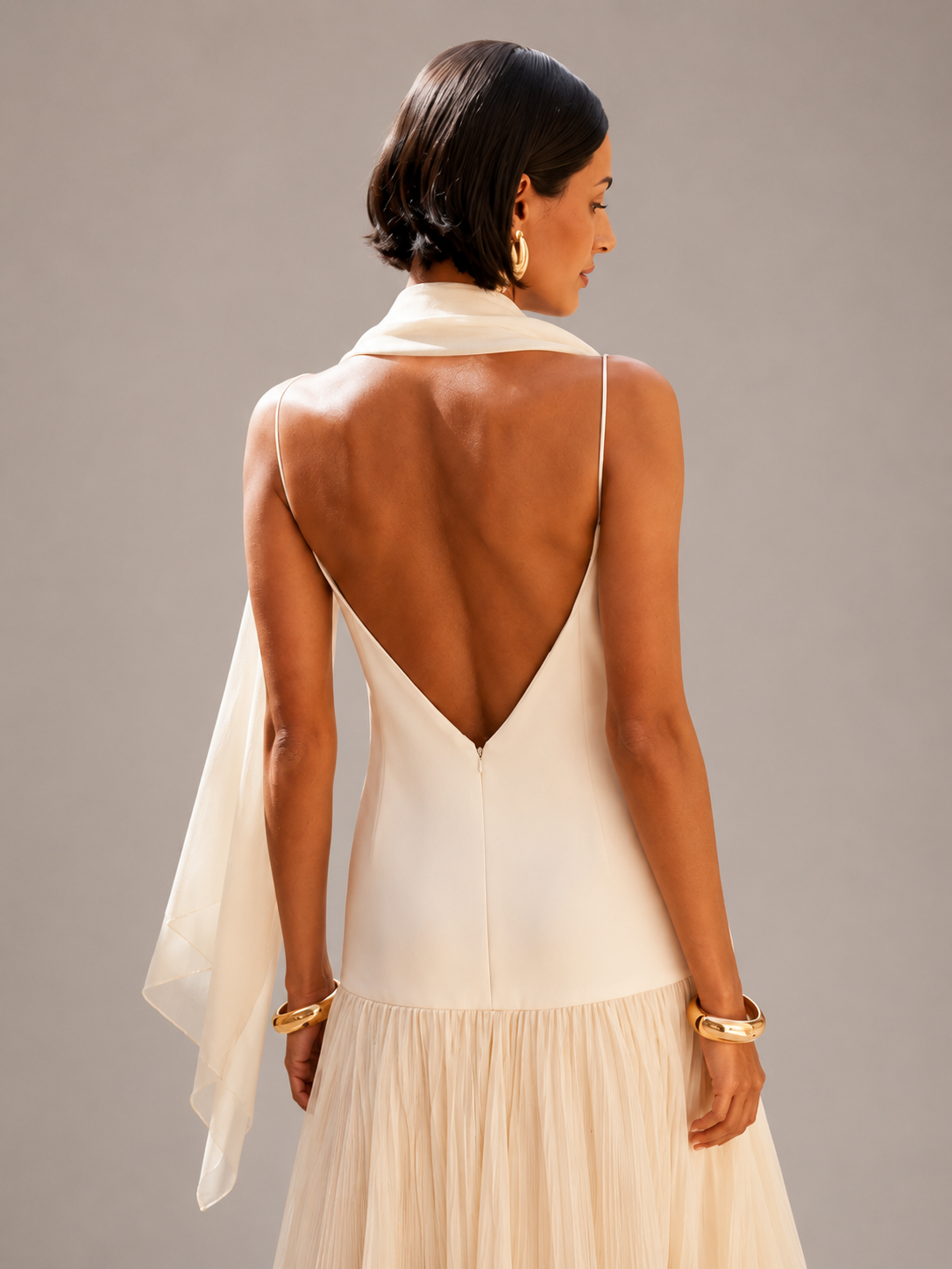 Vestido Longo Decote nas Costas Modern Eloá