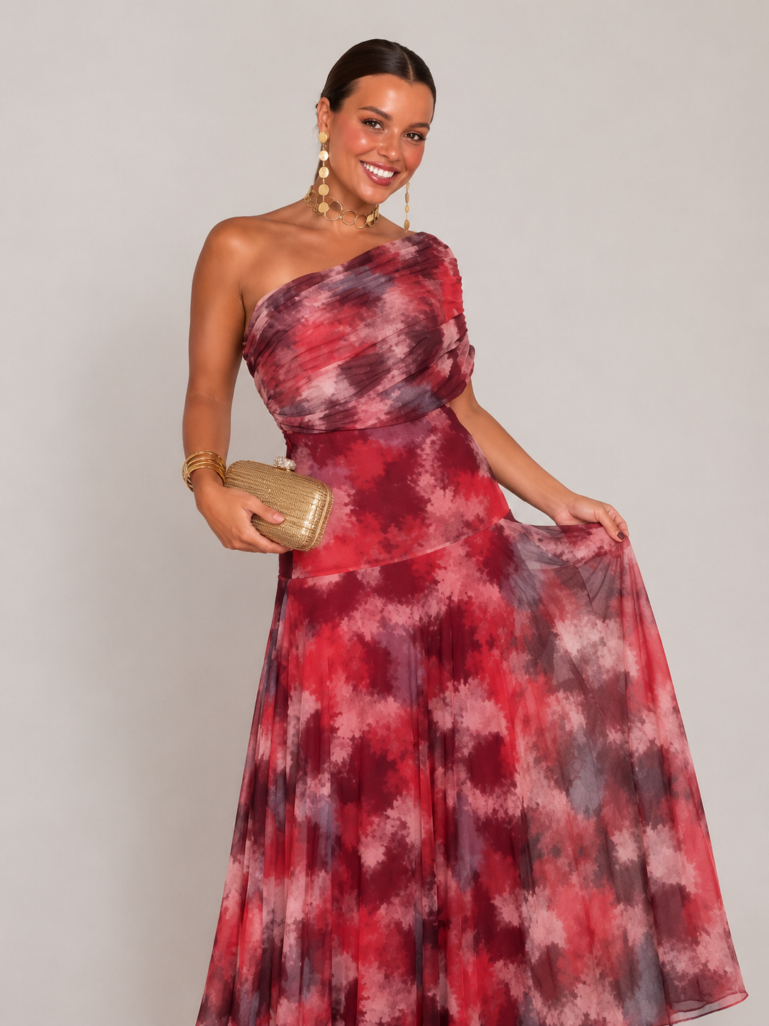 Vestido Longo Ombro Só Modern Bally