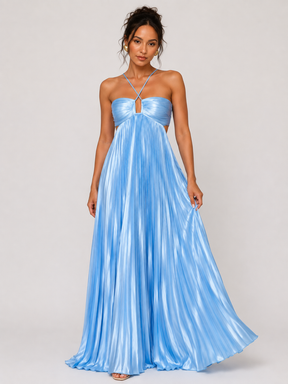 Vestido Longo Plissado Modern Loren