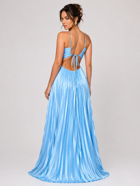 Vestido Longo Plissado Modern Loren