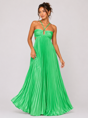 Vestido Longo Plissado Modern Loren