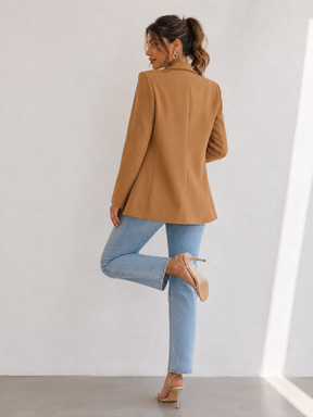 Blazer Feminino Alfaiataria Casual Longo Modern Laís