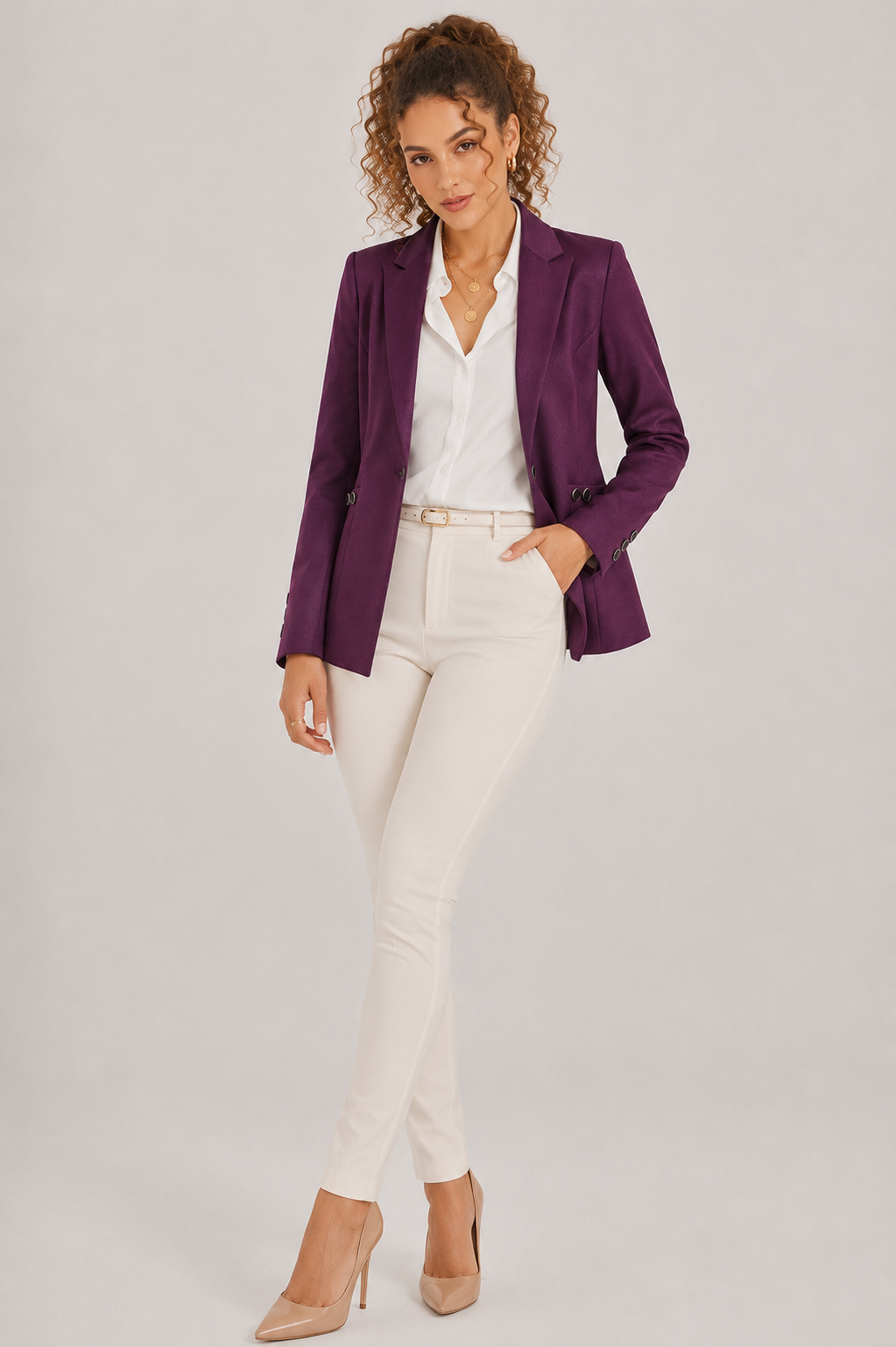 Blazer Feminino Alfaiataria Modern Luciane