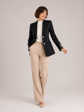 Blazer Feminino Alongado Modern Cléo