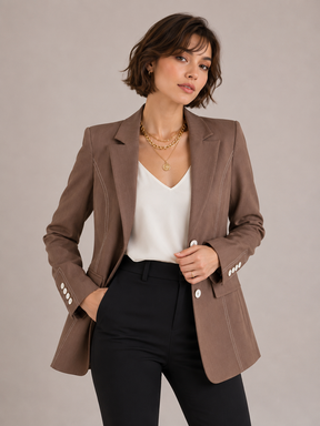 Blazer Feminino Alongado Modern Cléo