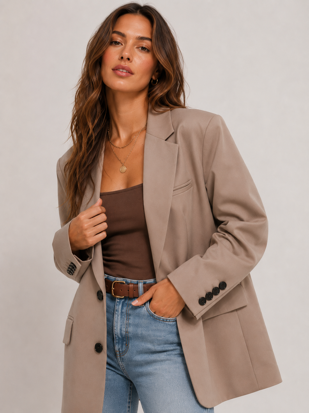 Blazer Feminino Alfaiataria Modern Classic