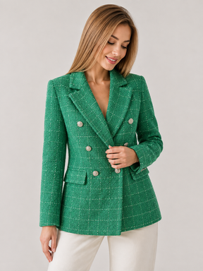 Blazer Feminino Tecido Duplo Modern Traf