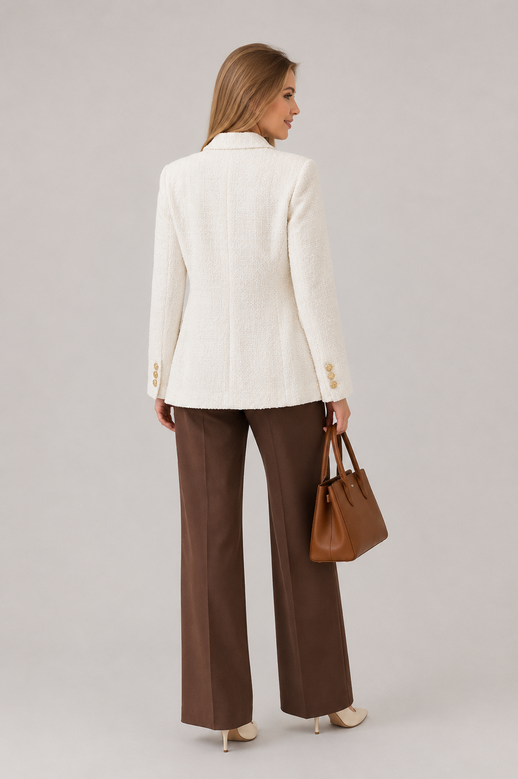 Blazer Feminino Tecido Duplo Modern Traf