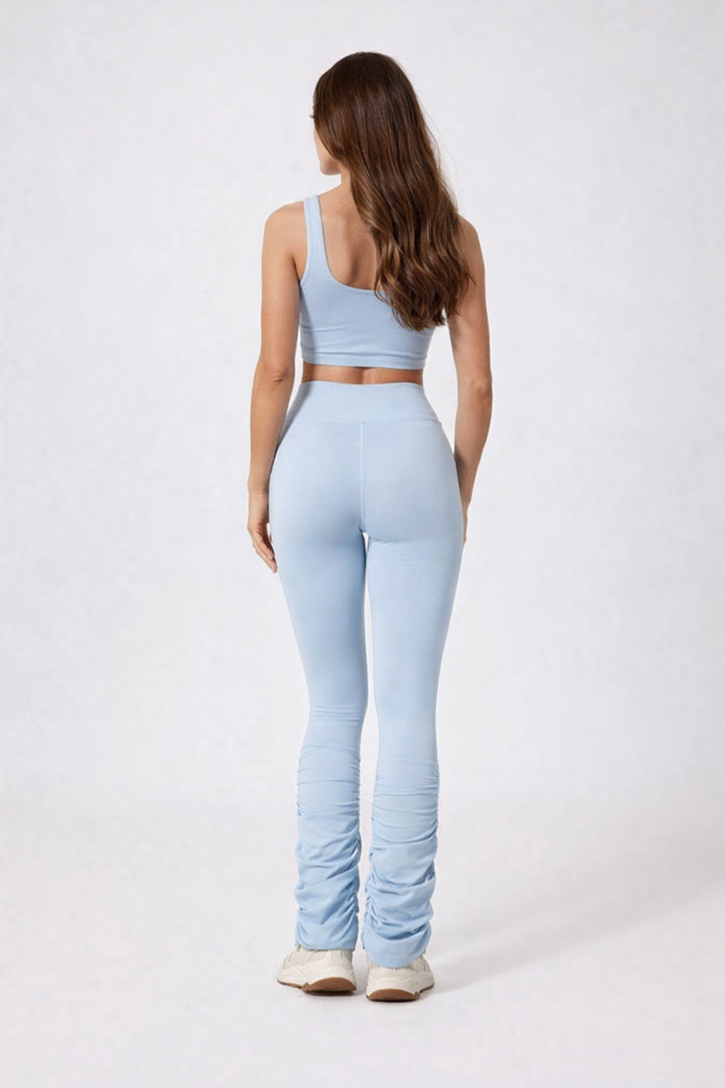 Top Cropped e Calça Flare Modeladora Efeito Push Up Modern Motion