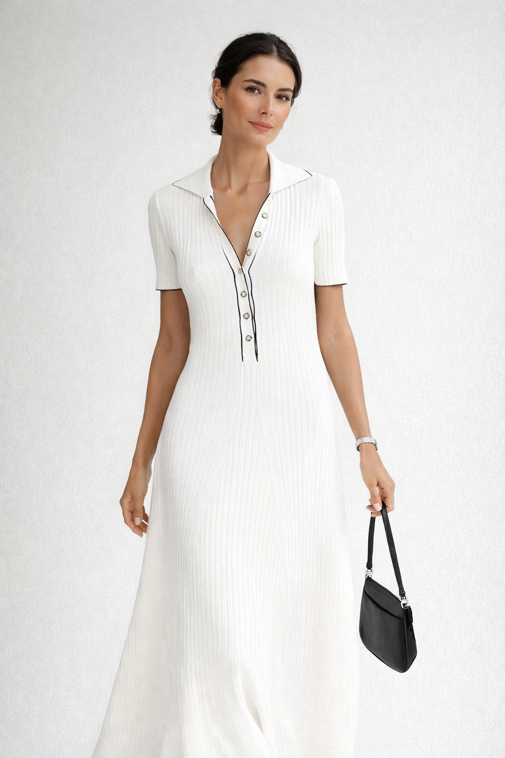 Vestido Mid Gola Pólo Confort Modern Julietta