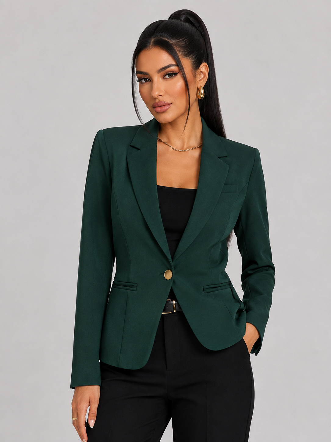 Blazer Feminino Alfaiataria Slim Modern Alice