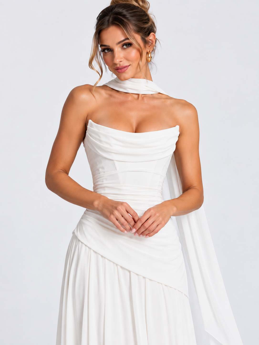 Vestido Longo Bustier Modern Leticia