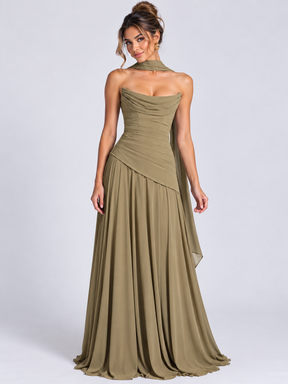 Vestido Longo Bustier Modern Leticia