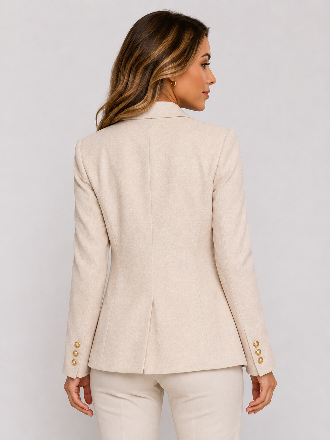 Blazer Feminino Casual Alongado Modern Taylor