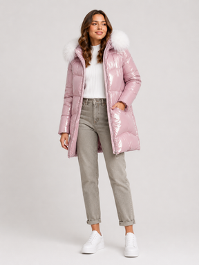 Jaqueta Feminina de Parka Modern Sabine