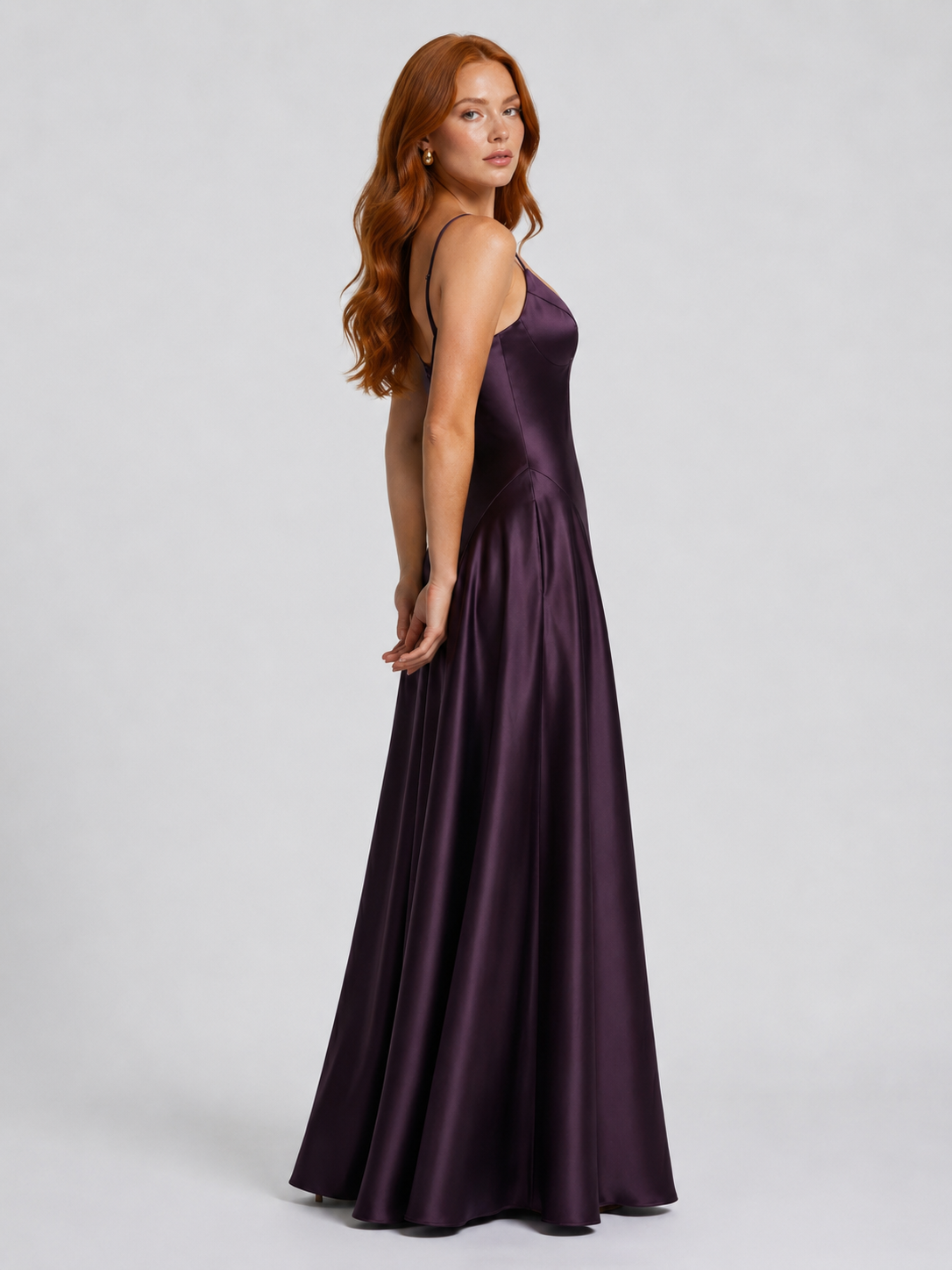 Vestido Longo Alcinha Cetim Diane