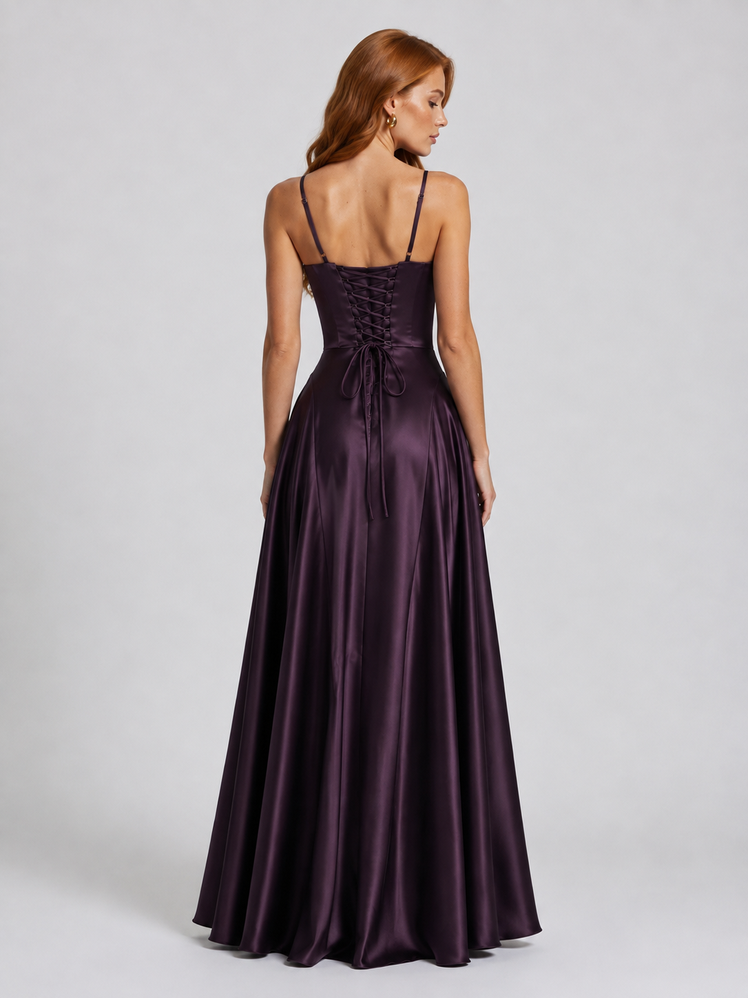 Vestido Longo Alcinha Cetim Diane