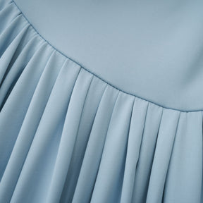 Vestido Longo Drapeado Assimétrico Modern Catherine