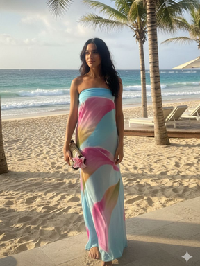 Vestido Longo Tomara que Caia Modern Isla