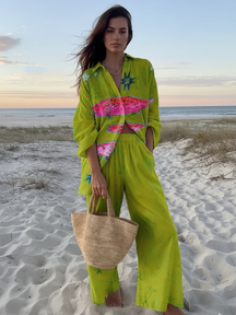 Conjunto Praiano Camisa e Calça Modern Kali