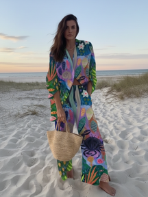 Conjunto Praiano Camisa e Calça Modern Kali