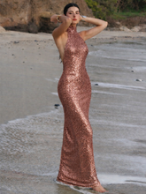 Vestido Longo em Paetê Modern Kaya