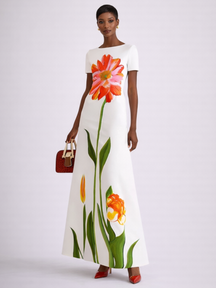 Vestido Longo Floral Modern Lira