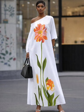 Vestido Longo Floral Modern Bella