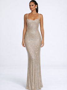Vestido Longo Brilhante Modern Vênus