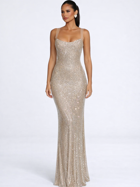 Vestido Longo Brilhante Modern Vênus