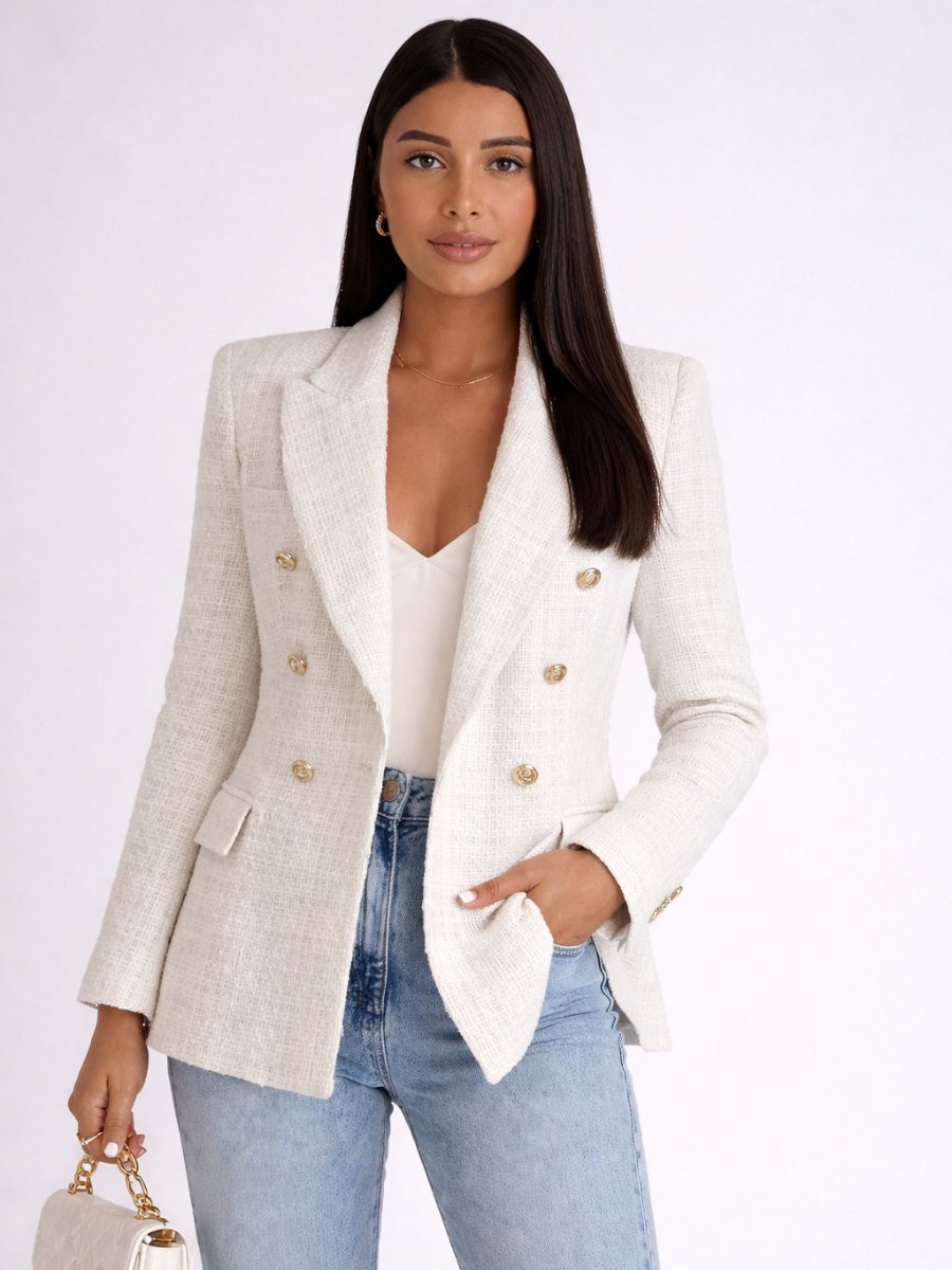 Blazer Feminino Tecido Duplo Modern Traf