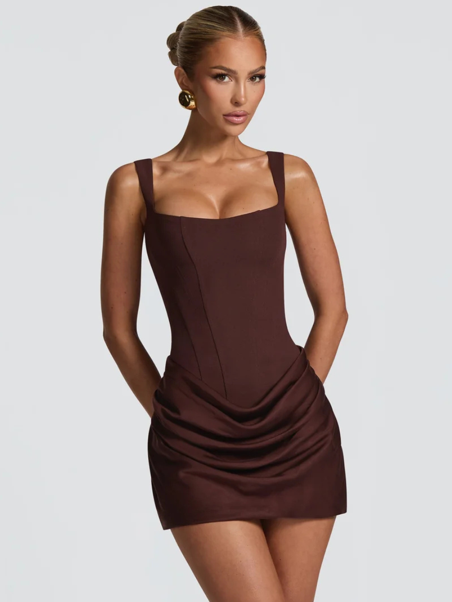 Vestido Curto com Corselet Modern Mia