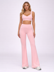 Top Push Up com Calça Flare Modeladora Modern Alô