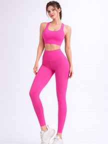 Conjunto Top Push Up e Calça Legging Modern Athena