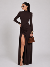 Vestido Longo Gola Alta Modern Arielle