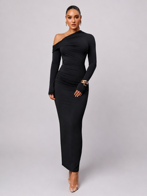 Vestido Longo Justo Modern Shelon