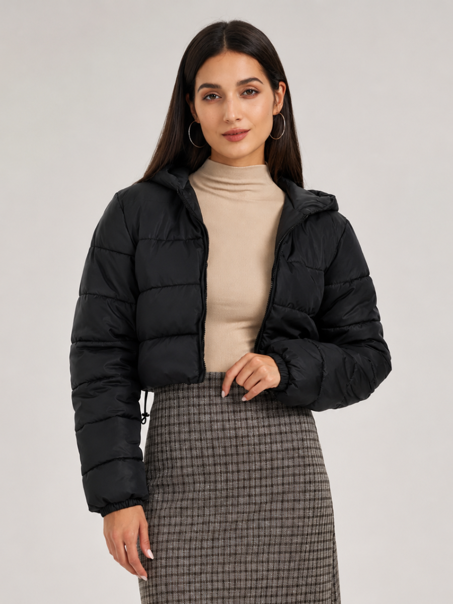 Jaqueta Feminina Puffer Acolchoada Modern Jaden