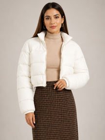 Jaqueta Feminina Puffer Acolchoada Modern Jaden