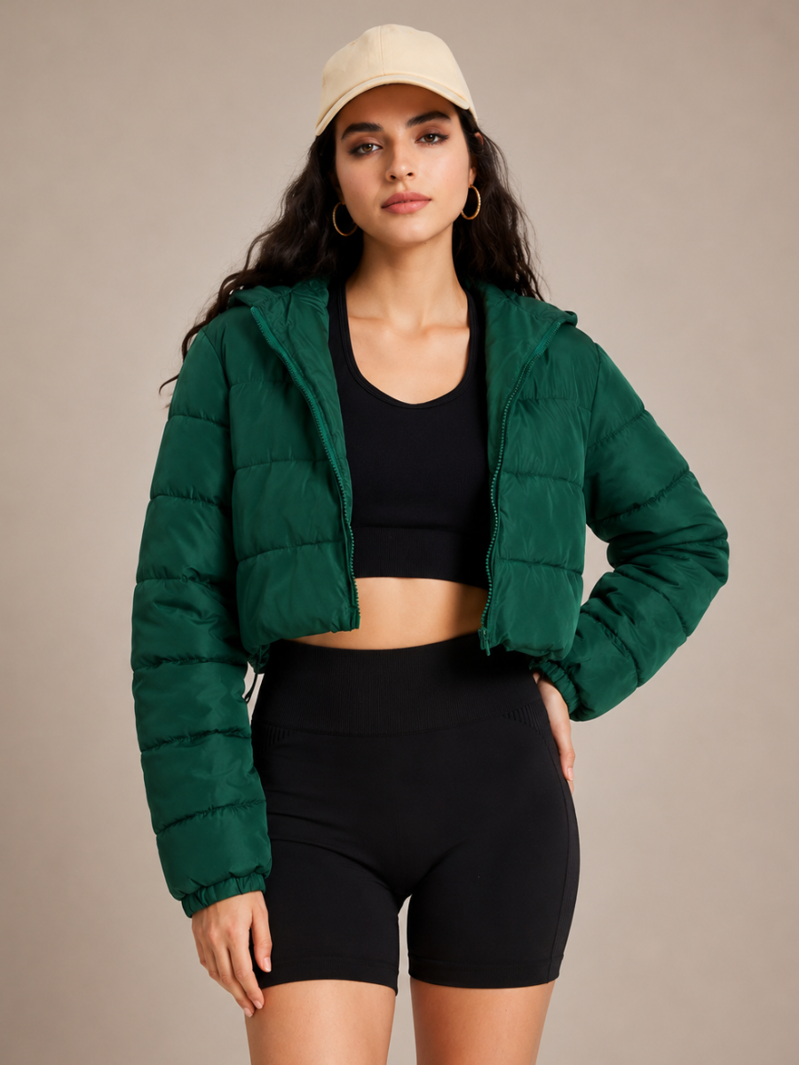 Jaqueta Feminina Puffer Acolchoada Modern Jaden