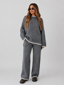 Conjunto Feminino com Suéter e Calça Modern Dalila