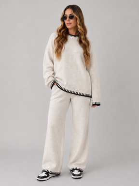 Conjunto Feminino com Suéter e Calça Modern Dalila