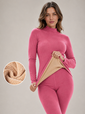 Conjunto Feminino Térmico Peluciado Blusa e Legging Modern Belinda
