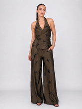 Conjunto Pantalona e Blusa Halter Bordado Luxo Modern Charlotte