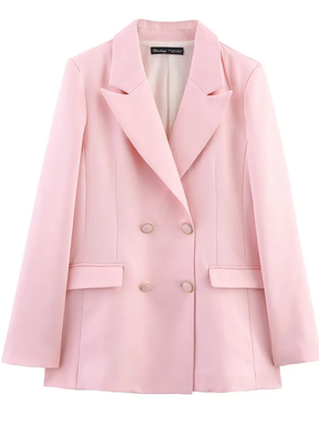 Blazer Feminino Oversized Alfaiataria Modern Butter