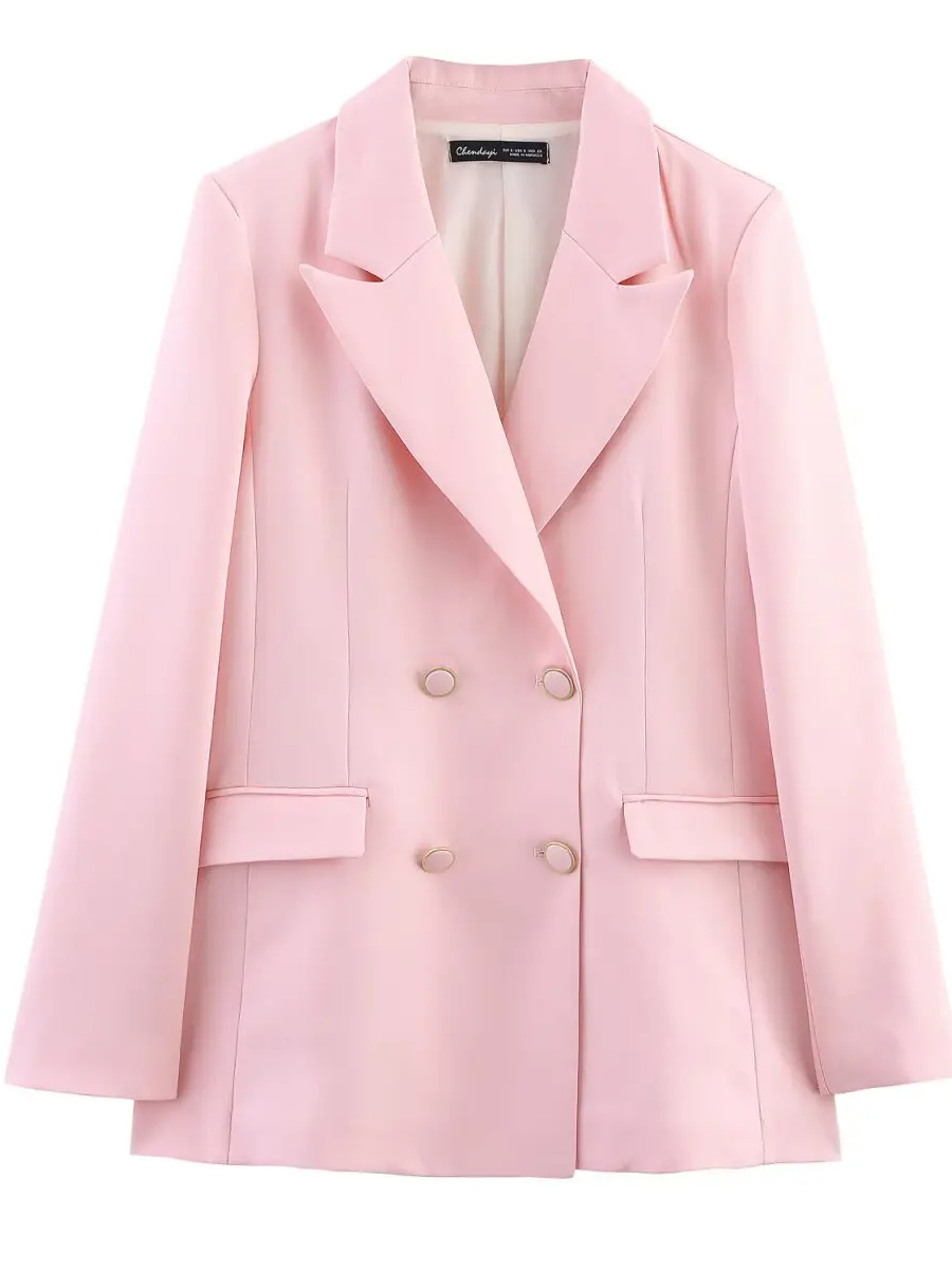 Blazer Feminino Oversized Alfaiataria Modern Butter