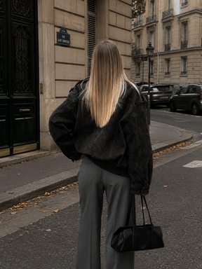 Jaqueta Feminina Oversized Suede Premium Modern Bellagio